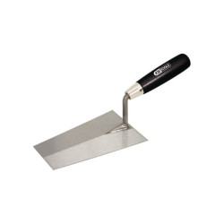 VIERKANTE TROFFEL 240 MM - STALEN LEMMET - HOUTEN HANDVAT