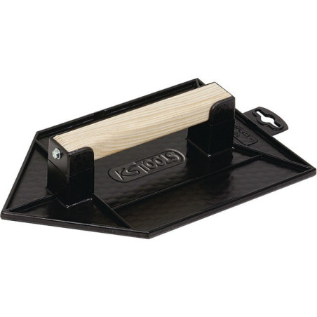 TALOCHE PLASTIQUE NOIR POINTUE - 140 X 80 MM