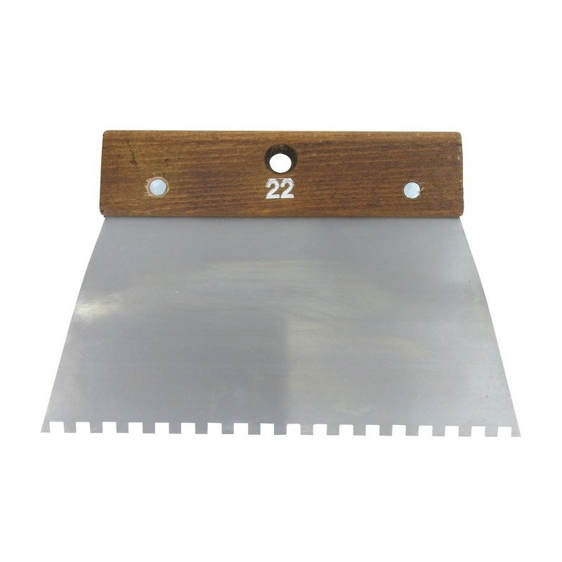 Outibat Camber Stahlkamm – Quadratzähne 6 x 6 mm – Abmessungen 220 mm