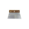 Peigne acier cambre Outibat - Denture carrée 6 x 6 mm - Dimensions 220 mm