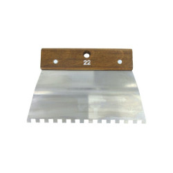 Outibat Camber Stahlkamm – Quadratzähne 8 x 8 mm – Abmessungen 220 mm