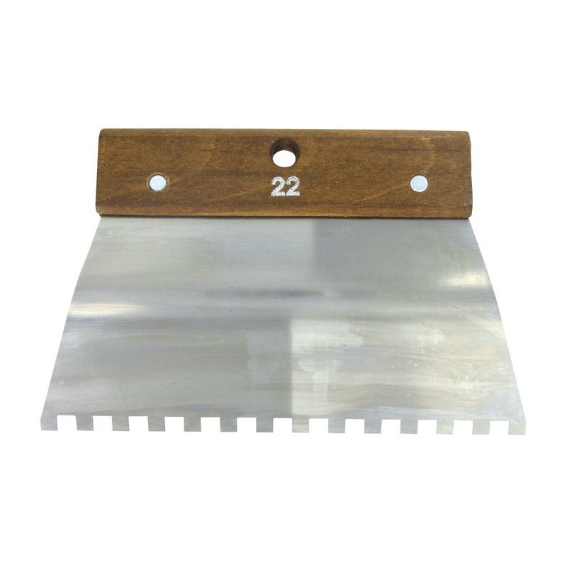 Outibat Camber Stalen Kam - Vierkante Tanden 8 x 8 mm - Afmetingen 220 mm