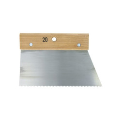 Couteau à colle Outibat - Denture pointue normale - 250 g/m² - Dimensions 200 mm