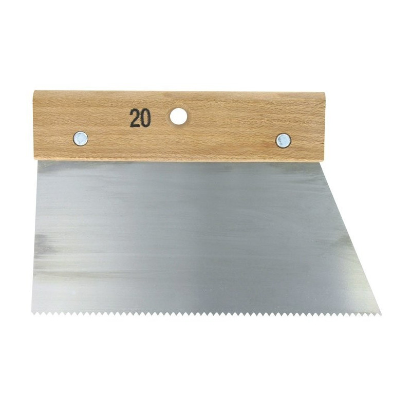 Outibat-Klebemesser – Normale spitze Zähne – 250 g/m² – Abmessungen 200 mm