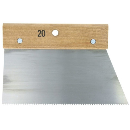 Cuchillo de pegamento Outibat - Dientes normales y puntiagudos - 250 g/m² - Dimensiones: 200 mm