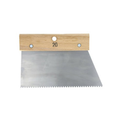 Outibat-Klebemesser – Normale quadratische Zähne – 2,5 x 2,5 mm – Abmessungen 200 mm