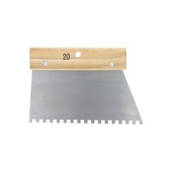 Outibat-Klebemesser – Quadratische Zähne für Zementkleber – 6 x 6 mm – Abmessungen 200 mm