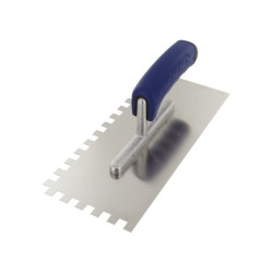 Outibat zweiseitiger gezahnter Edelstahl-Stucker – 10 x 10 Zähne – Maße 280 x 120 mm