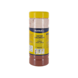 Tinte sintético de cemento Outibat - Rojo oscuro - 1000 g