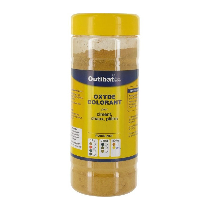 Outibat Synthetic Cement Dye - Gelb - 500 g