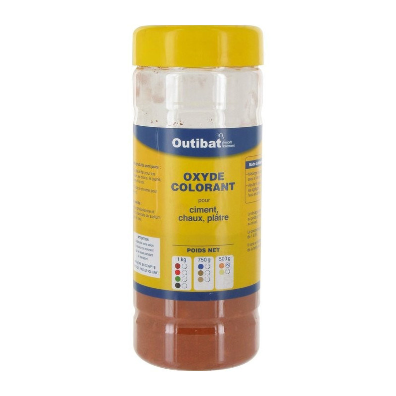 Outibat Synthetic Cement Dye - Ochre Orange - 500 g
