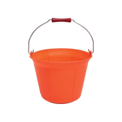 Oranje plastic metselaarsbak - 11 L