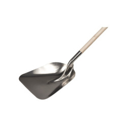 LEICHTE ALUMINIUM-SCHNEESCHAUFEL MIT HOLZGRIFF 120 CM