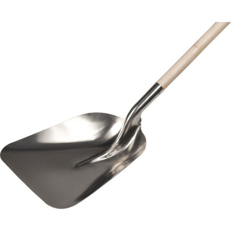 PALA DA NEVE LEGGERA IN ALLUMINIO CON MANICO IN LEGNO 120 CM