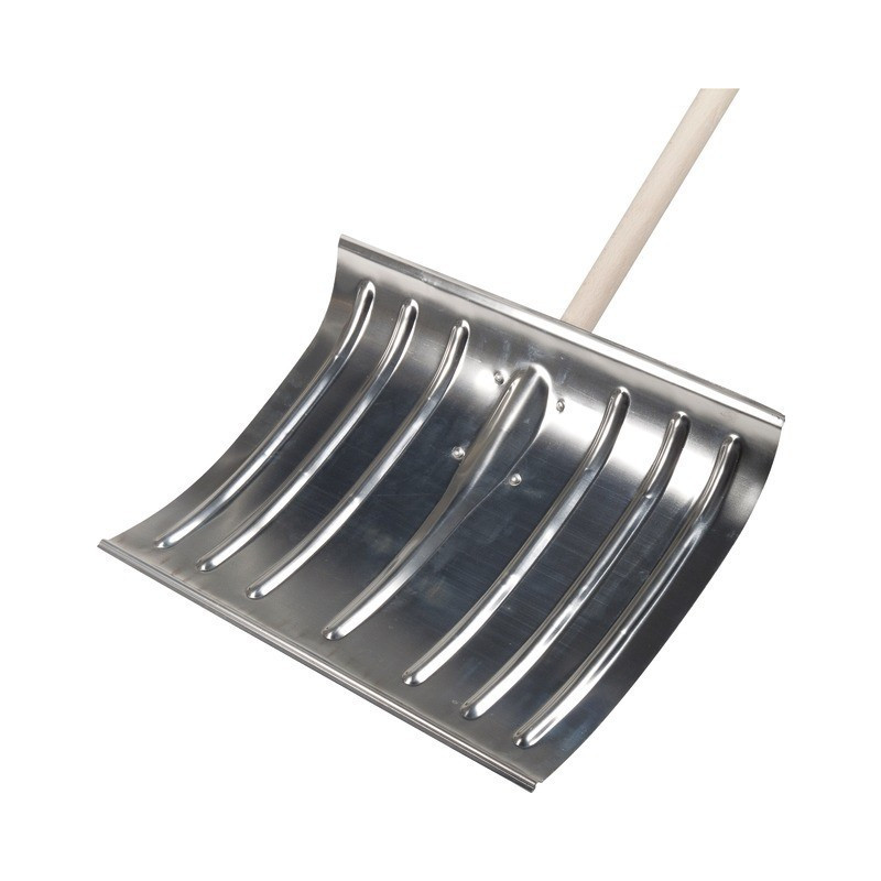 SPINGETTA NEVE IN ALLUMINIO 50CM MANICO IN LEGNO 150CM