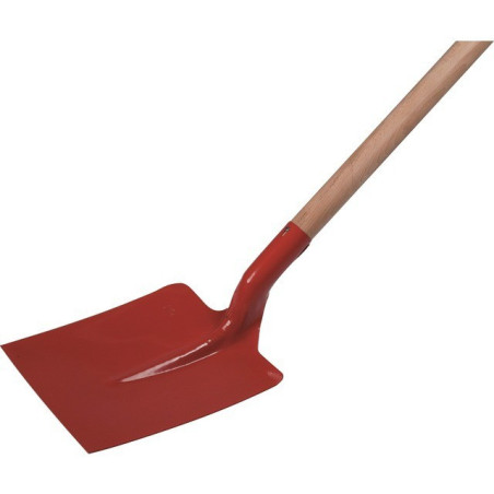 QUADRATISCHE SCHAUFEL SCHWANENHALS 25 CM HOLZSTIEL 110 CM