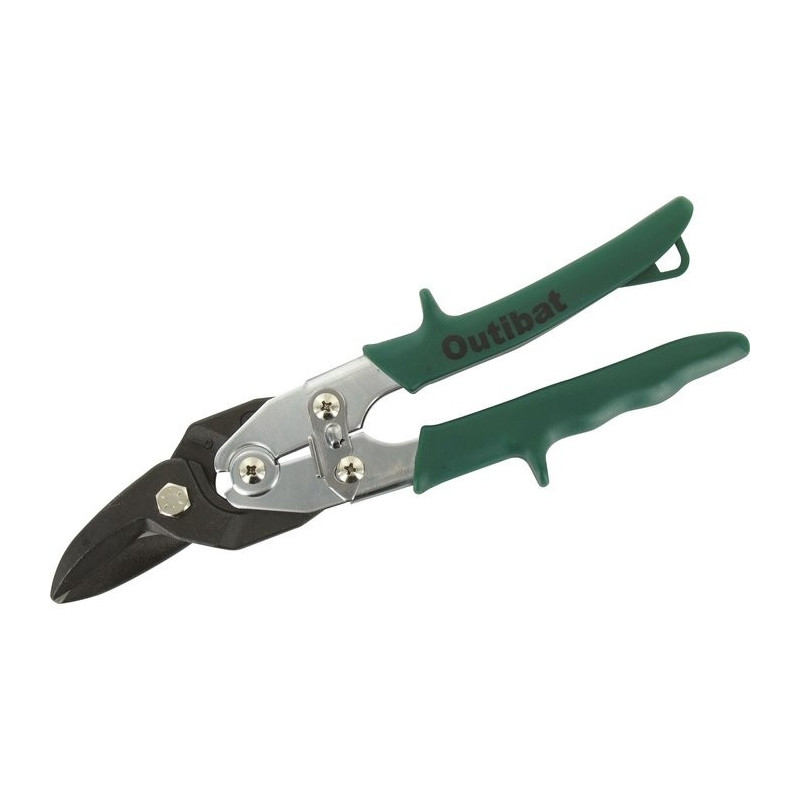 Tijeras de chapa tipo Outibat Aviation - Corte a la derecha - Verde