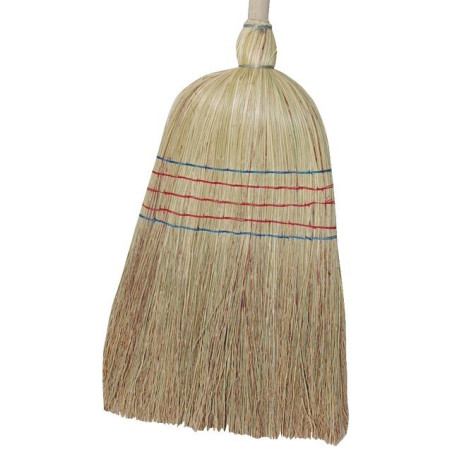 BALAI PAILLE DE RIZ 5 FILS AVEC MANCHE