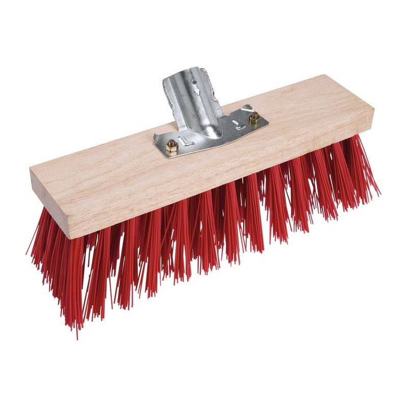 Outibat Synthetic Roadman Bezem - Rood - Lengte 60 cm