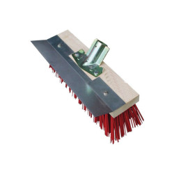 ROADMAN-BEZEM MET HANDVATLOZE SCHRAPER