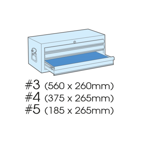 Vervoerbare metalen kist - 874213b King Tony