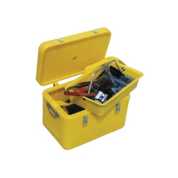 CAJA DE HERRAMIENTAS DE 50 LITROS (CORREA + PORTAHERRAMIENTAS EXTRAÍBLE)