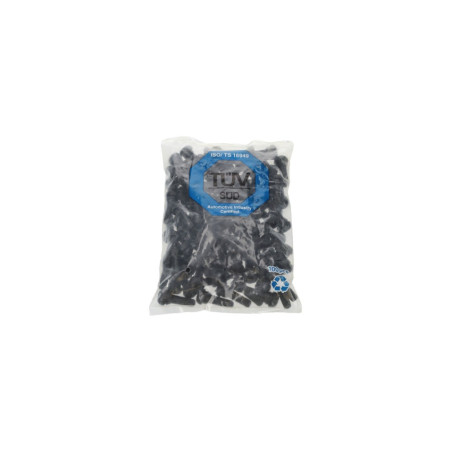 Rubber TR413 valve for tubeless wheels, universal fit, proven quality, safety guaranteed.