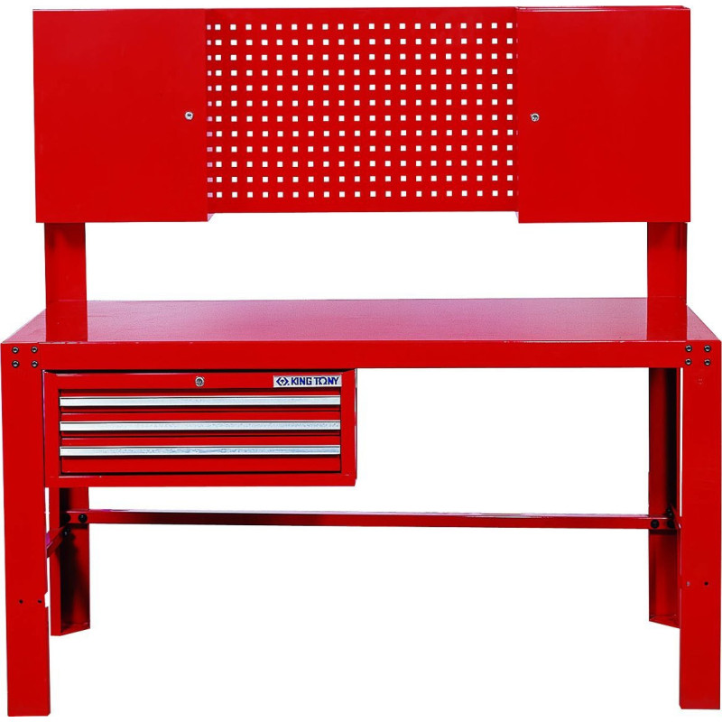 Werkbank met lades-pegboard-kasten - 87502