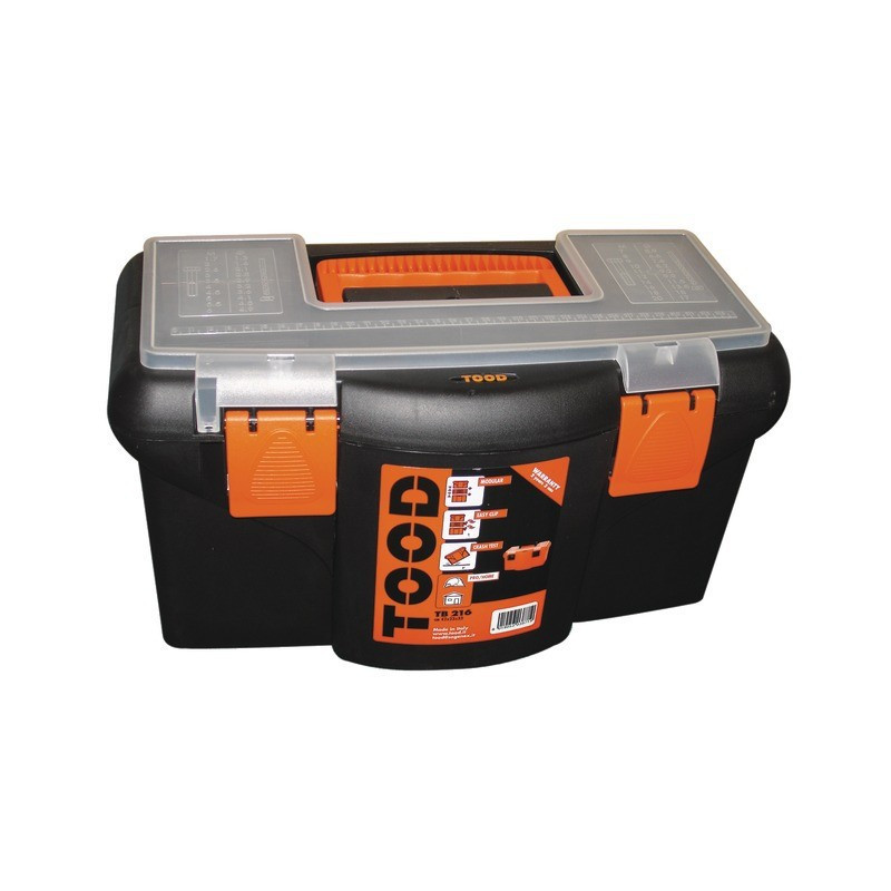 CAJA DE HERRAMIENTAS CON PORTAHERRAMIENTAS EXTRAÍBLE