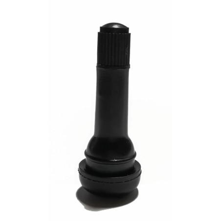 Rubber TR413 valve for tubeless wheels, universal, proven quality, daily safety guarantee.