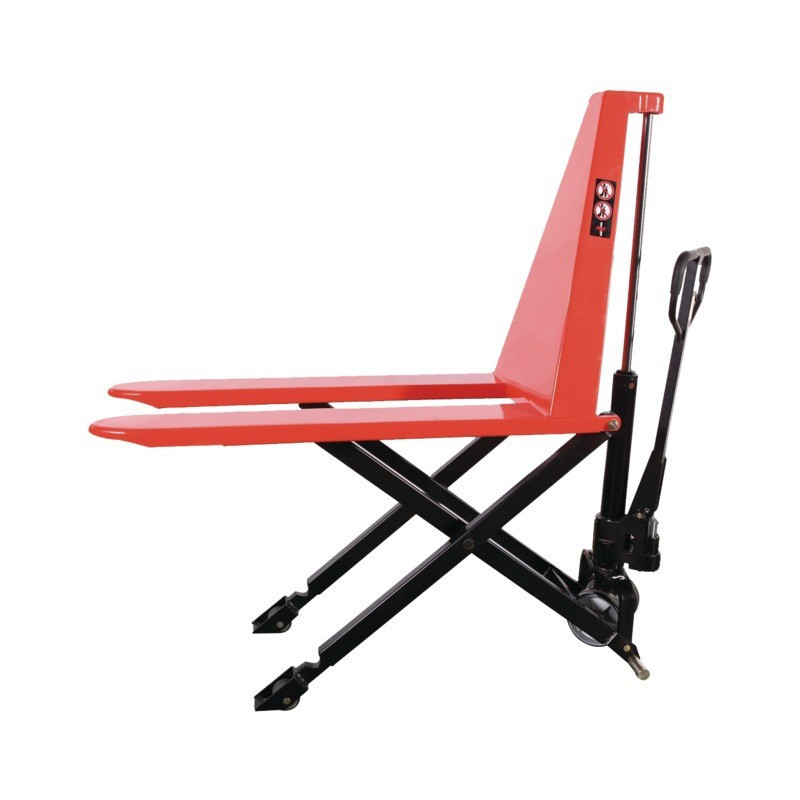 HANDMATIGE HOOGLIFTPALLETWAGEN 1T