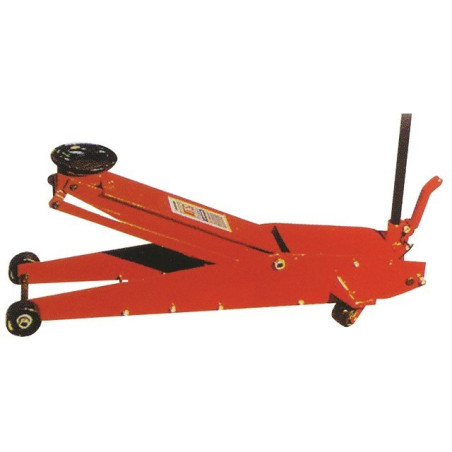 Cric rouleur 10 tonnes 1640x480x260 mm hauteur maxi 560 mm