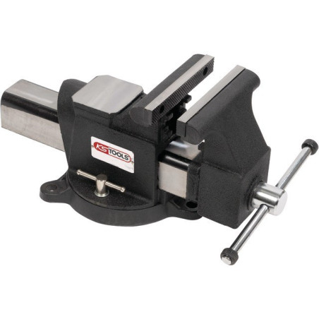 PARALLELLE KAAKBANKSCHROEF MET 125 MM ROTERENDE BASIS