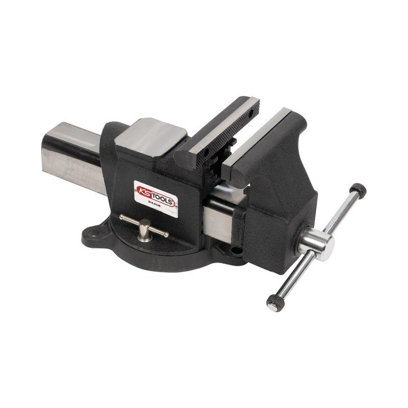 MORSA A GANASCIA PARALLELA CON BASE ROTANTE DA 150 MM