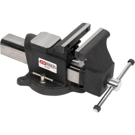 PARALLELER KIEFERSCHRAUBSTOCK MIT 150 MM ROTIERENDER BASIS