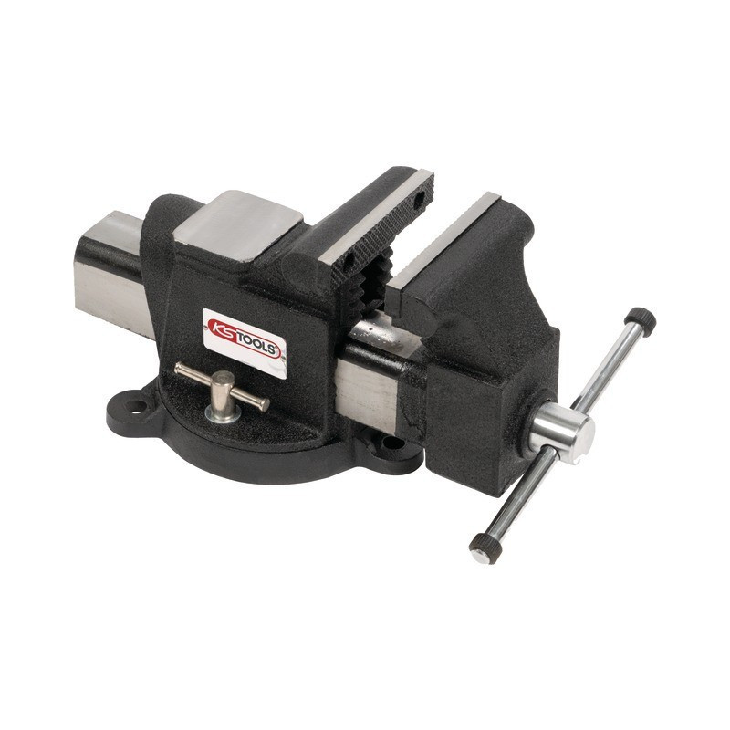 TORNILLO DE BANCO DE MANDÍBULA PARALELO CON BASE GIRATORIA DE 200 MM