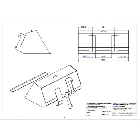 VORDERER SCHAUFEL AP-GF IM LAMELG1500 M MÄHER MORGENS