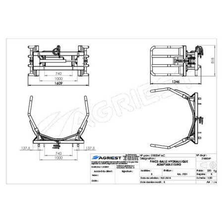 EURO AGRI-POWER HYDRAULISCHE KOGELKLEM