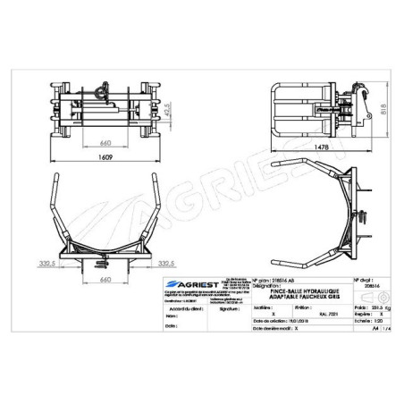 HYDRAULISCHER KUGELKLEMMMÄHER AM AGRI-POWER
