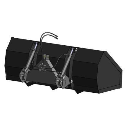 3-PT HYDRAULISCHE BAK 2,25M VERSTERKTE TREKHAAK AGRI-POWER