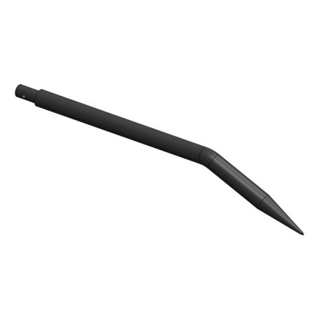 VORKTAND Ø30/22 LG 570 GEBOGEN GEBOORD Ø8 HORIZONTAAL