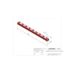 PORTADENTI LG 1360 9 BORSE E800 C 80X80X5 TIPO MANIP 85
