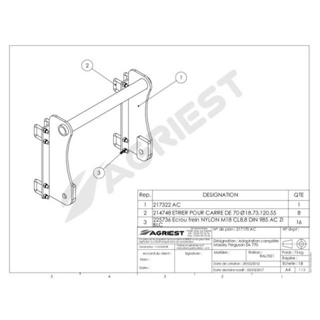 ADATTAMENTO COMPLETO MF EA770