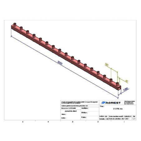 PORTE DENT LG 3000 17 BAG CYL C 80X80X5 A COU UPER
