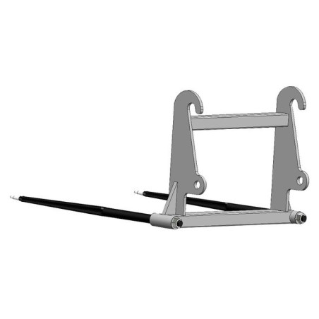 PIC'BAL FAUCHEUX GRIS AVEC 2 DENTS 42X1100 CL L