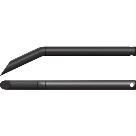 LG 420 A DENTE A FORCHETTA CURVATA Ø28 FORATA Ø12.5