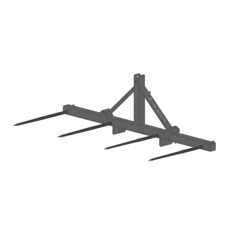 PIC'2 BAL N°4 PLEGABLE Ø36 CCAV 4 DIENTES 1100 0 GRIS