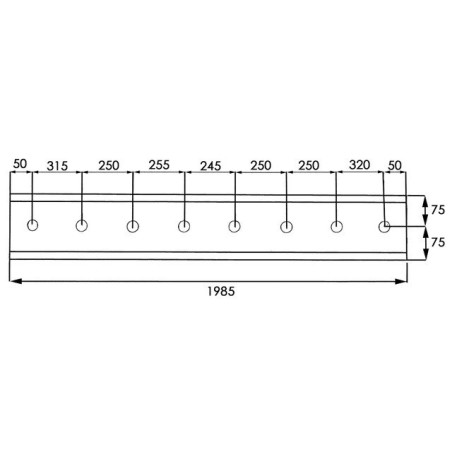 LAME 150X16X1985 400HB 42V70 12201NE ROUGE