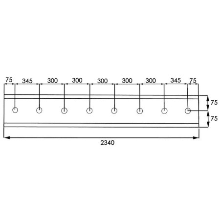 LAMA 150X16X2340 400HB TRACT O WB93R ROSSO