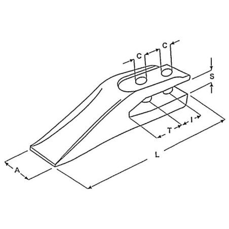 EIMERZAHN E11.1 LG190X50 EP17 EA45